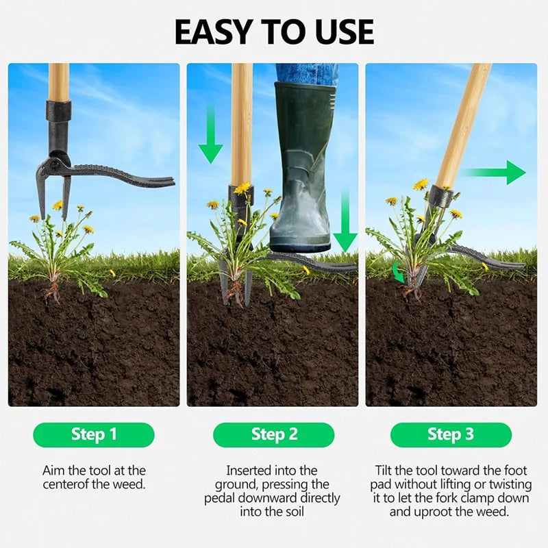 Grampa's Weeder — Stand-Up Weed Puller
