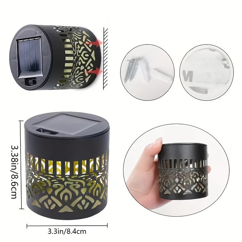 Solar Mandala Wall Lamp