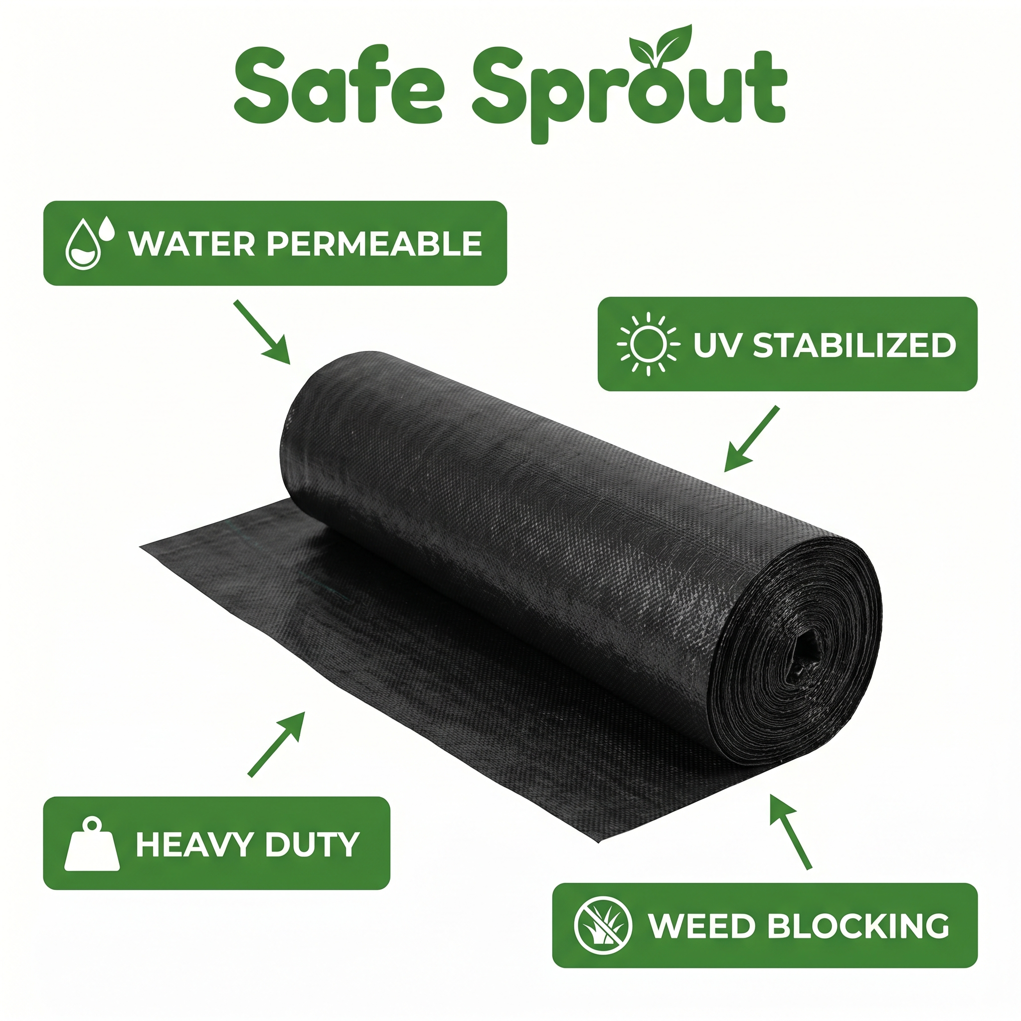 Pro Weed Barrier Landscape Fabric