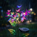 Solar Butterfly Flower Ground Lamp