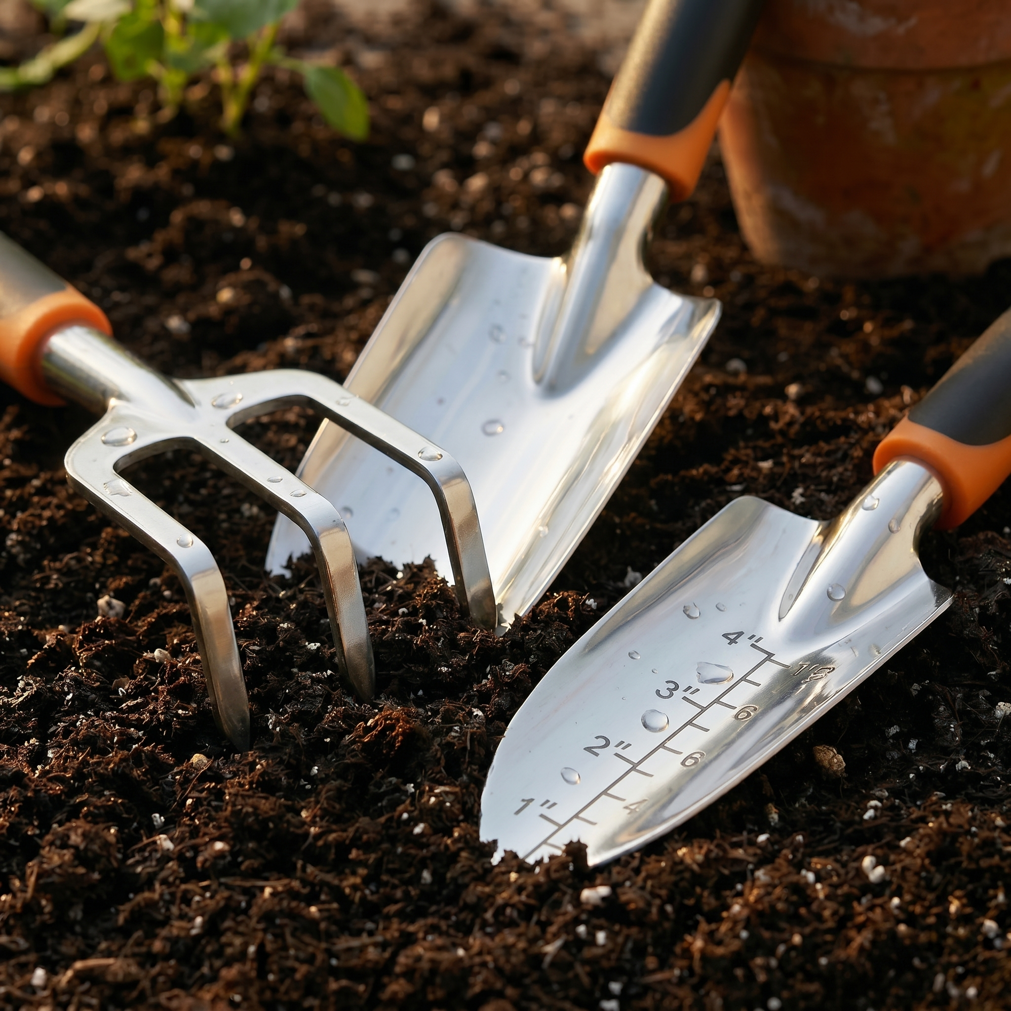 Steel Root 3-Piece Garden Tool Set