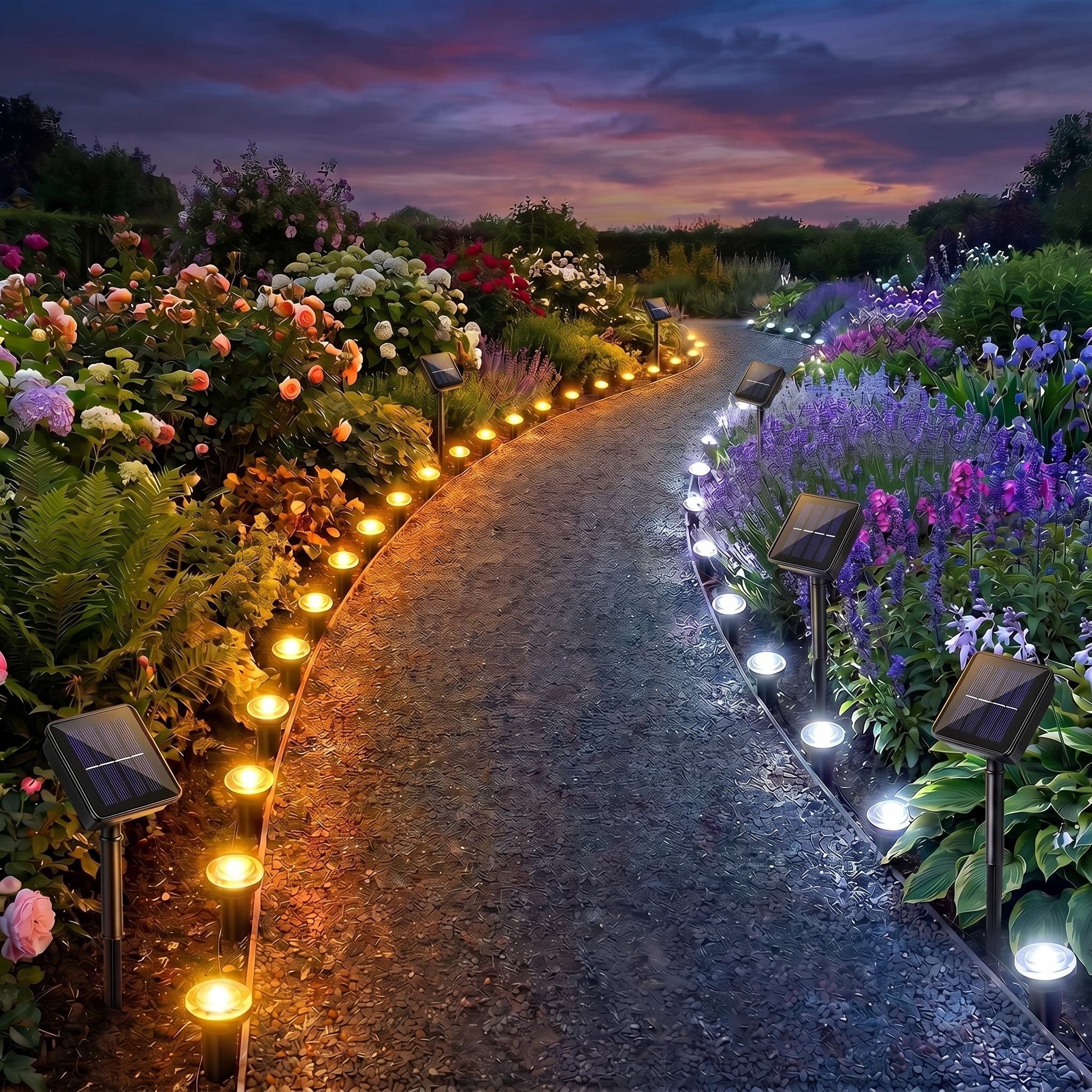 Solar Garden Path Lights