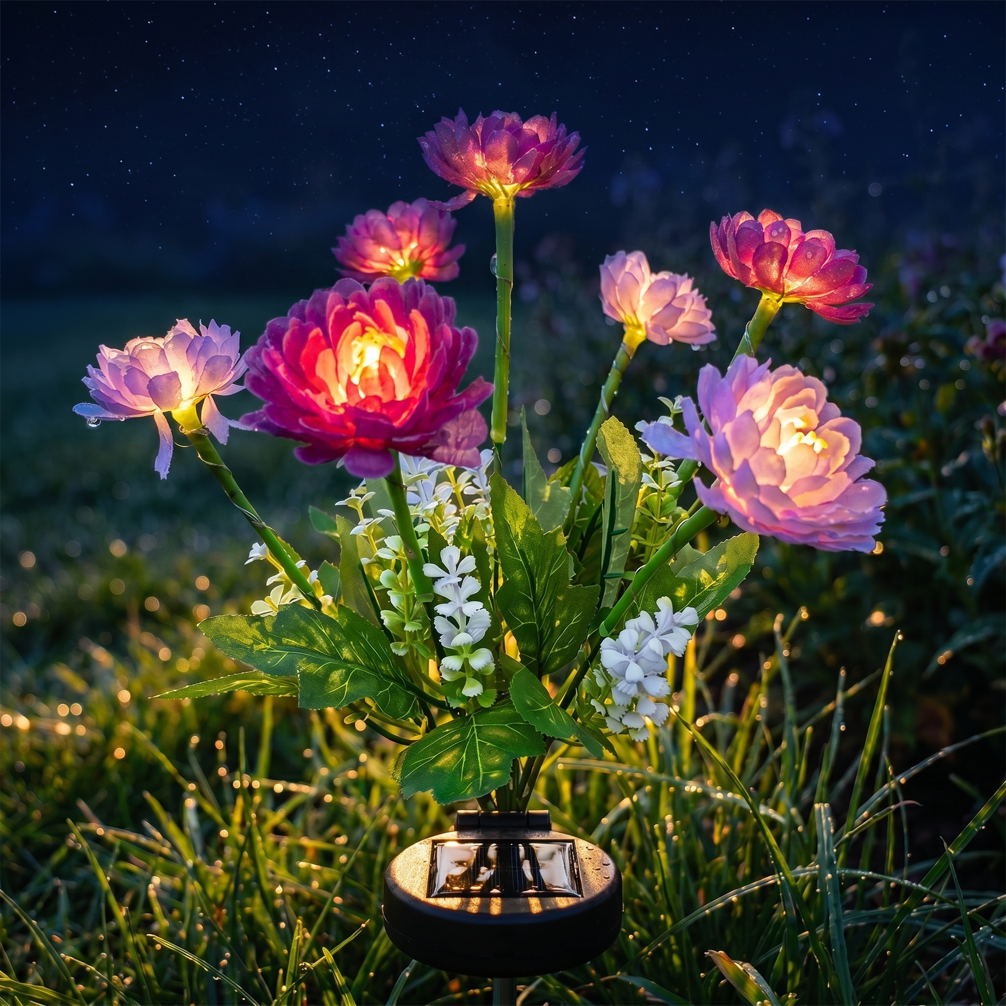 Solar Flower Lights LED's