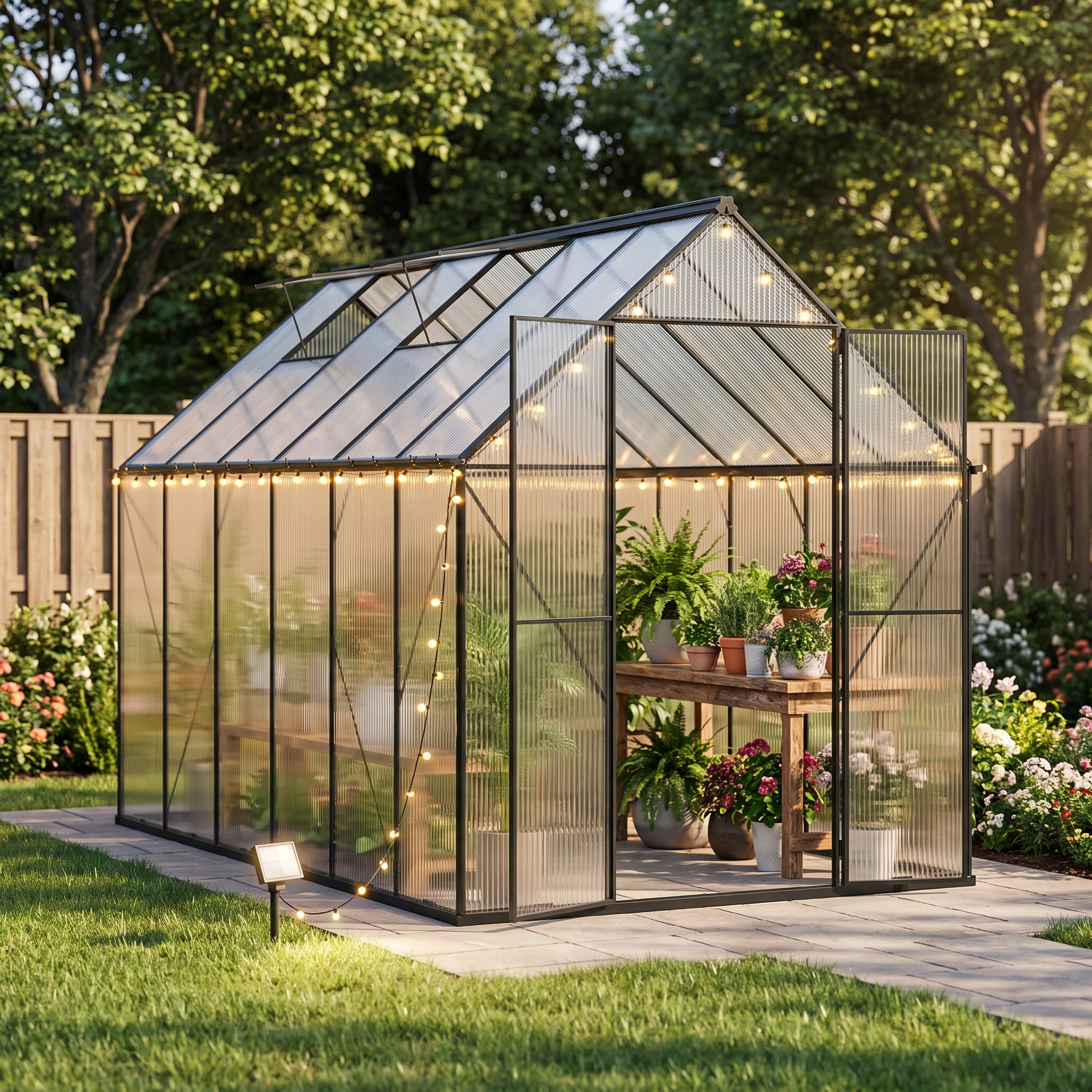 6'x12' Polycarbonate Greenhouse