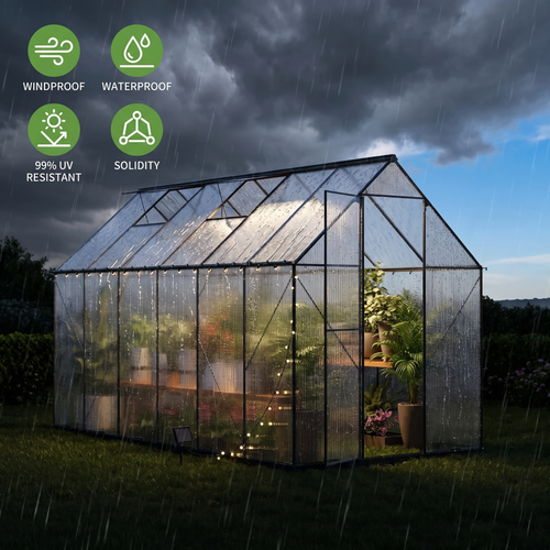 6'x12' Polycarbonate Greenhouse